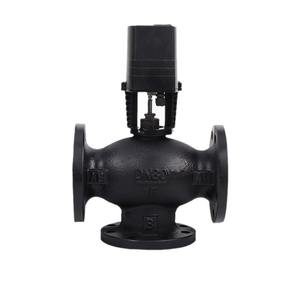 Energy-Saving Two-Way Electric Actuator for HVAC Flow Balance Central Air Conditioning <b>Control</b> <b>Valve</b> with Flange Connection - Product Image 1