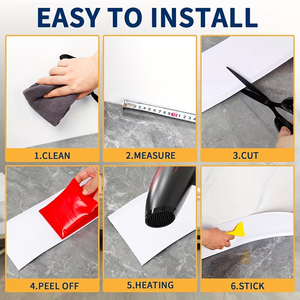 Plinthe décorative <span class=keywords><strong>autocollante</strong></span> en <span class=keywords><strong>vinyle</strong></span> pour sol et mur - Product Image 3