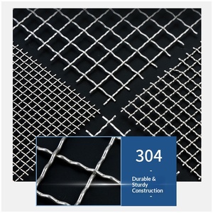 定制304不锈钢丝网工业过滤网平纹金属编织网卷焊接和弯曲 - Product Image 3