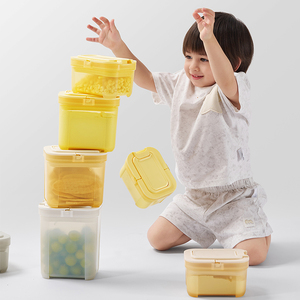 Caja dispensadora de leche en polvo para bebé, fórmula de plástico de gran capacidad, contenedor de almacenamiento de <span class=keywords><strong>cereales</strong></span> y harina con cuchara - Product Image 5