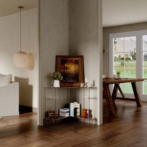 Table d'appoint triangulaire en acrylique personnalisée pour salon, couloir, <span class=keywords><strong>bureau</strong></span> à domicile, ou comme <span class=keywords><strong>bureau</strong></span> informatique pour optimiser les petits espaces - Product Image 1