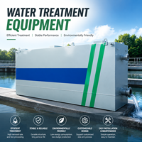 Station d'épuration des eaux usées intégrée en conteneur avec fonctionnement automatique pour la purification des eaux usées municipales et industrielles