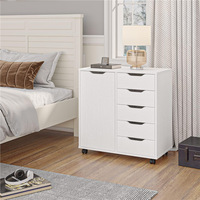 Meuble de rangement à tiroirs, armoire basse de bureau avec roulettes, rangement de bureau pour usage domestique, mobilier de bureau