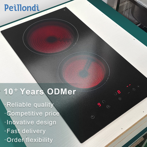 Placa de Cocción con Enchufe, Electrodomésticos de Cocina, 2 Quemadores, Placa de Cerámica Integrada, Placa de Cocción de Cerámica <span class=keywords><strong>Invisible</strong></span> - Product Image 4