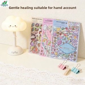 Autocollant 3D style coréen Instagram, en papier, moderne et minimaliste, pour fête <span class=keywords><strong>d</strong></span>'anniversaire <span class=keywords><strong>Alice</strong></span>, matériel de collage de cabane de rêve - Product Image 3