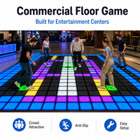 Sistema de Piso LED Interactivo Comercial con Juego de Cuadrícula Activable, Juegos Multijugador para Centros de Entretenimiento Familiar (FEC) y Arcades