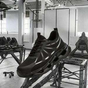 Chaussures de sécurité confortables et légères pour hommes et femmes, avec embout en acier, respirantes, en EVA, pour l'été - Product Image 3