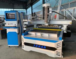 Nhà máy trực tiếp 1325 6090 máy Bộ định tuyến <span class=keywords><strong>CNC</strong></span> với Đá kim loại trục chính 3D ATC khoan các thành phần thiết yếu động cơ bơm bánh răng - Product Image 2