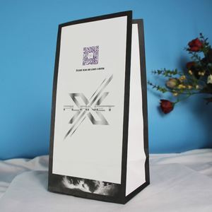Recycled Brown White Kraft Paper Take Away <b>Bags</b> Food Clothing Delivery <b>Packaging</b> <b>Bag</b> with Customized Printing - Product Image 3