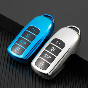 Pour Chery Tiggo 8 Pro TPU housse de clé de voiture pour Chery Tiggo 7 Pro 8 PLUS Arrizo 5 4 boutons porte-clés porte-clés - Product Image 2