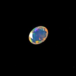 Magnifique cabochon d'opale éthiopienne Welo Multi feu bien poli ovale coupe pierre naturelle incroyable lot de bijoux - Product Image 2