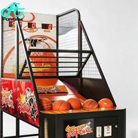 Machine de jeu d'arcade de basket-ball de rue à monnayeur pour centre de jeux, machine de tir de basket-ball pour parc d'attractions intérieur