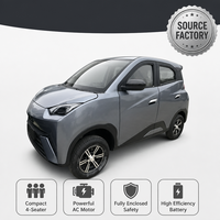 Voiture électrique compacte au design moderne, 4 places, pour personnes âgées et femmes, facile à stationner