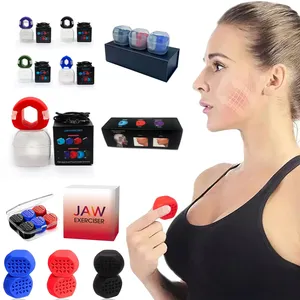Food Grade Silicone Jawline Exerciser Stress Ball, Jaw Face Neck Exerciser, Jaws Toys Jaw Exerciser Chew Jawline Shaper