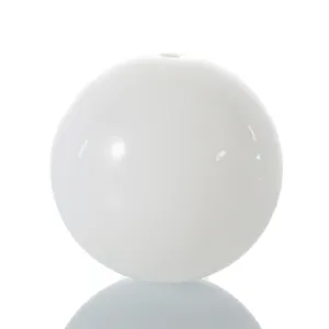 Handmade Opal Shiny White Glass Lamp Shade 60mm 120mm Glass Globe Ball Lamp Cover with Small Hole for Pendant Lights