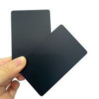Tarjeta Inteligente NFC Negra NFC215 de 13.56MHz, 504 Bytes, Reescribible, Tarjeta de Visita NFC Fácil de Programar, Conveniente y Programable