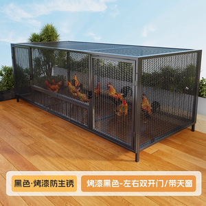 <span class=keywords><strong>Jaulas</strong></span> Extra Grandes de Acero Inoxidable para Aves de Corral - Product Image 6