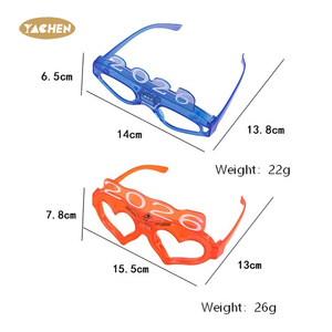 YACHEN 2026 New Year Eyeglasses Light-Up Toys Led Light <strong>Party</strong> <strong>Glasses</strong> Glowing Funny <strong>Party</strong> Novelty Favor for New Year <strong>Party</strong> Decor - Product Image 2