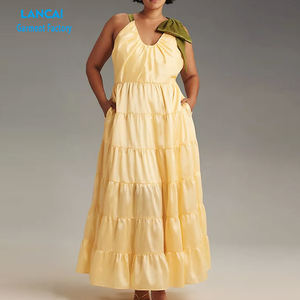 Venta al por mayor nuevo largo personalizado sólido elegante Oficina 100% algodón diseños último vestido formal - Product Image 4