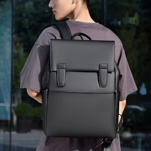 New Casual Fashion High End Business <b>Laptop</b> <b>Backpack</b> Oxford Unisex Waterproof Geometric Zipper Magnetic Flip Design - Product Image 1