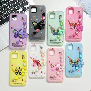 Baili เคสโทรศัพท์ประดับมุกผีเสื้อแบบ2-in-1ลายถั่วเยลลี่หลากสีสำหรับ Redmi K80 Pro/A3/15C - Product Image 1