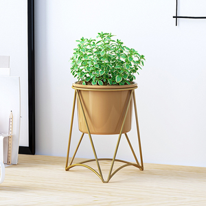 Support métallique pour pots de fleurs, <span class=keywords><strong>plantes</strong></span> en pot succulent, de balcon, présentoir de fleurs - Product Image 3