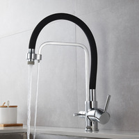 YL1094 nouveau robinet de cuisine en laiton à double usage, Purification de l'eau à 3 voies, eau potable