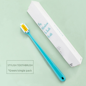 Trou de suspension sur la poignée forme carrée trou d'ancrage conique PBT poils brosse à dents brosse à dents adulte - Product Image 5