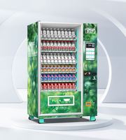 Plage Thème Conception Automatique Distributeur Automatique Combo Intelligent Contrôle Boissons Distributeur Automatique Vente pour Cinéma Bureau École Etc.