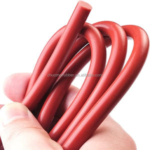 6 мм термостойкость твердый круглый силиконовый резиновый шнур - Product Image 1