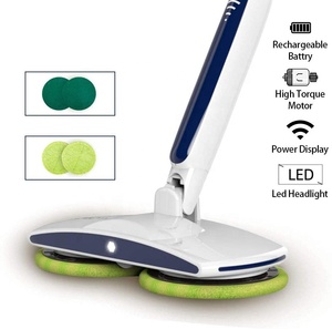 Balai électrique sans fil 360 spin de nettoyage ménager le plus vendu avec indicateur de batterie avant - Product Image 1
