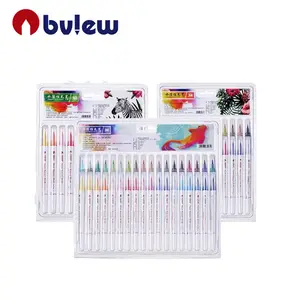 STA 12/24/36 Colors Watercolor Brush Drawing Pen Set Perfect Colorful Brush Marker for Artists