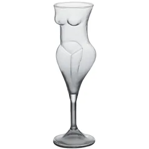 Wholesale creative personality vanilla beauty goblets, Sexy Lady Body whiskey glasses, cocktail glasses