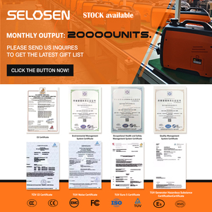 Selosen Draagbare 5kw 3kw 2.8kw Benzine Generatoren Elektrische Start Drie Fase Benzine Generator Voor Kamperen En Thuisgebruik - Product Image 4