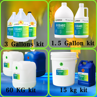 Adhésif de résine époxy liquide de haute qualité résistant aux UV pour Table en pierre/pierre