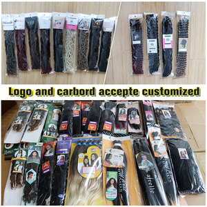 Julianna 18 24 36 Pouces bleu gris marron doux Cheveux Au Crochet coiffures nouveau Premium Faux Locs Crochet tresses De Cheveux - Product Image 6