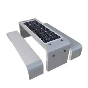 Outdoor Public Facilities Solar Bench With Bluetooth Speaker Wireless Charging Solar Smart Seat