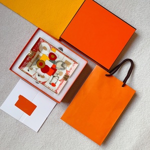 American Style Colorful Ceramic Desktop Ashtray Luxury Gifts <b>Set</b> <b>Square</b> Custom - Product Image 5