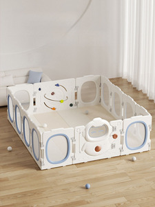 <span class=keywords><strong>Parc</strong></span> de jeu pliable écologique en gros pour bébés et tout-petits, clôture de sécurité pour intérieur, idéal pour le salon - Product Image 1