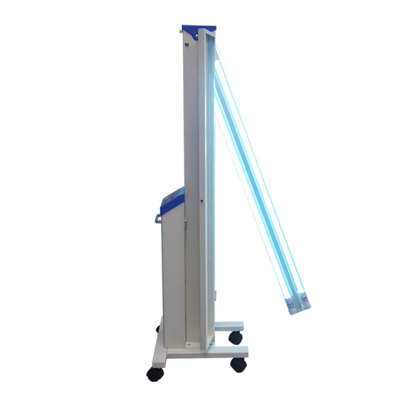 Factory direct sale white 185nm 254nm mobile UV disinfection lamp for car with portable quartz all-round sterilization and mite