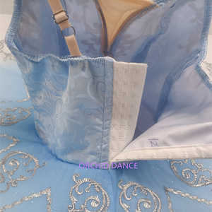 Bon marché de haute qualité 7 couches enfants filles enfants dégradé <span class=keywords><strong>rose</strong></span> bleu oiseau Performance porter ballet danse <span class=keywords><strong>tutu</strong></span> - Product Image 3