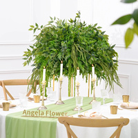 S-A8868 Mori Greenery Rattan Flower Ball Centre de table de mariage Décoration Accessoires