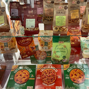 Puglia Sapori แบบดั้งเดิมทำในอิตาลีแบบร้านอาหารรสเค็มและชีส tarallini 200กรัมอายุการเก็บรักษา12เดือน - Product Image 5