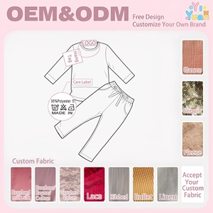 Conjunto de Pijama con Estampado Festivo para Niños Pequeños, Camiseta de Manga Larga, Pantalones con Cordón, Ropa de Dos Piezas para Descansar en Casa, Vacaciones y Sesiones de Fotos - Product Image 2