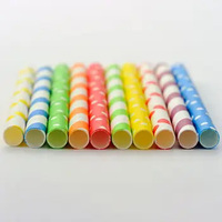 Pailles à boire en papier écologiques Yaoshi en gros, logo personnalisé, recyclables, biodégradables, jetables, pour fêtes, design moderne