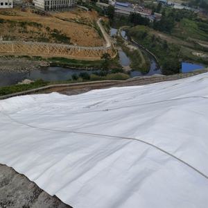 Géotextile non tissé de polyester de fibre courte 300g pour <span class=keywords><strong>le</strong></span> géotextile non tissé renforcé de lit de route ferroviaire d'autoroute - Product Image 5