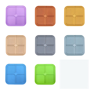 Tapis de léchage multifonctionnel personnalisé pour chien, apaisant et à alimentation lente, en silicone, pour massage et bain, à fixer au <span class=keywords><strong>mur</strong></span> - Product Image 6