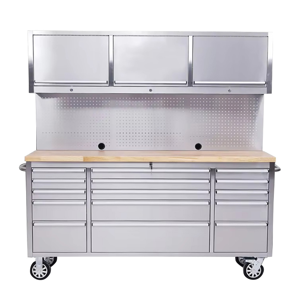 Argent avec armoire supérieure-72 pouces