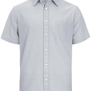 Chemises d'été légères à boutons pour hommes, en coton respirant, avec logo personnalisé, idéales pour la plage et les voyages - Product Image 4