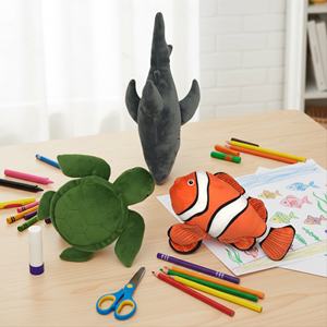 Jouets en peluche mignons et doux, animaux marins de haute qualité, vente en gros, pour activités promotionnelles - Product Image 5